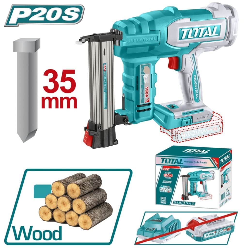 CLAVADORA 20V F15-F35 CAP:105PCS +1000 CLAVOS(35MM) 2C/S INDUSTRIAL  TOTAL- TCBNLI2005