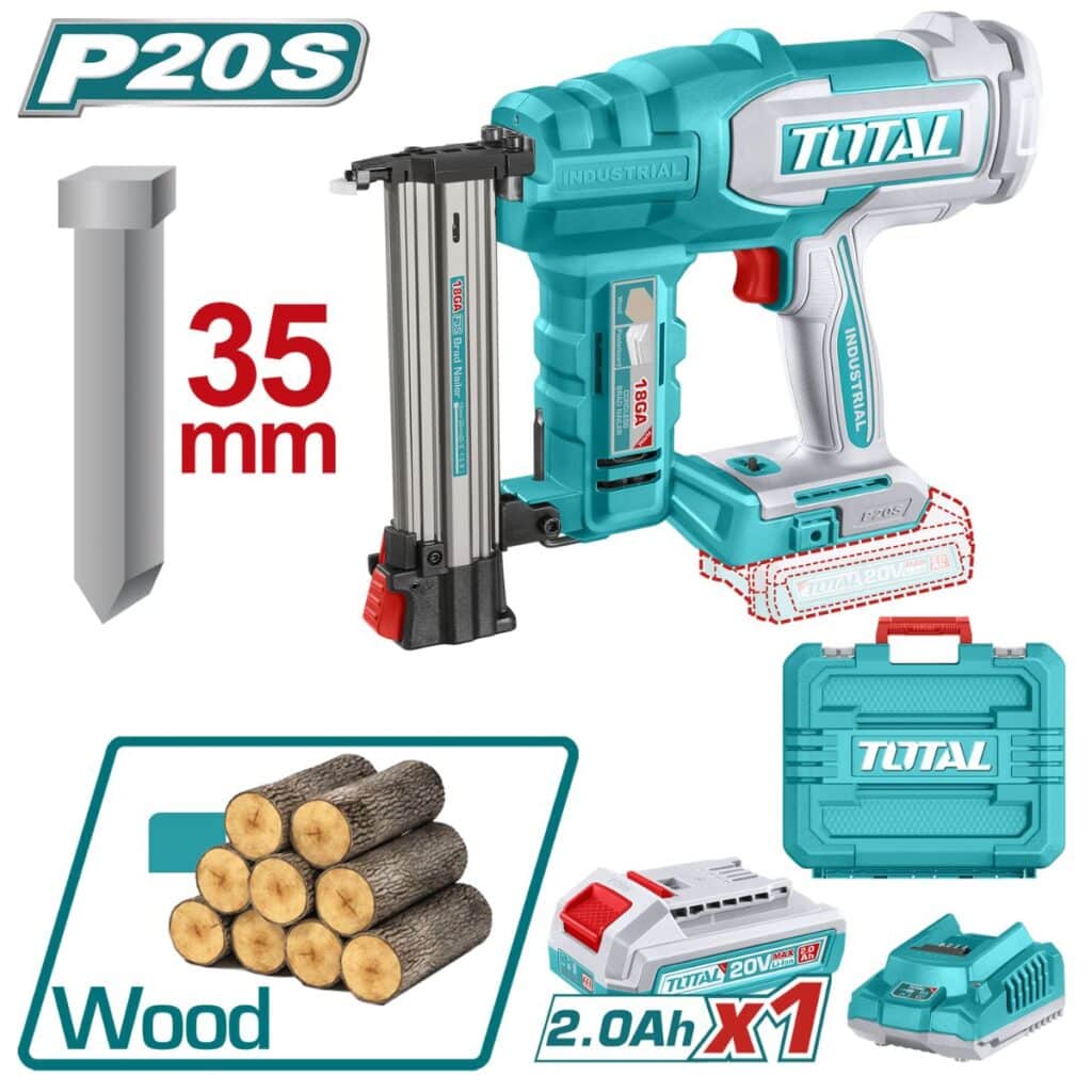CLAVADORA 20V F15-F35 CAP:105PCS +1000 CLAVOS(35MM) 1X2.0AH 2C/S INDUSTRIAL – TCBNLI2008