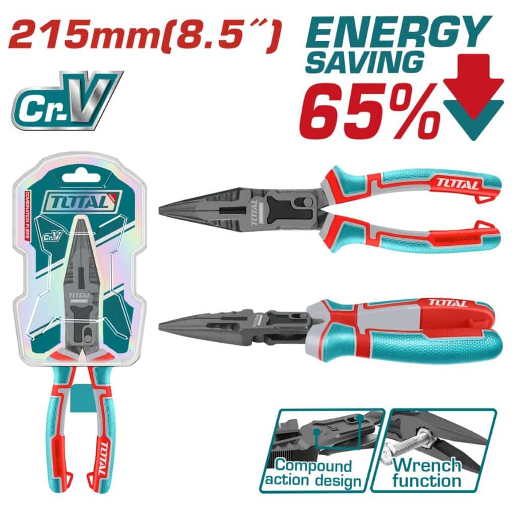 PINZA LARGA ACC COMPUESTA 215MM(8.5PULG) CR.V MEJ:65% INDUSTRIAL  TOTAL- THTC520806