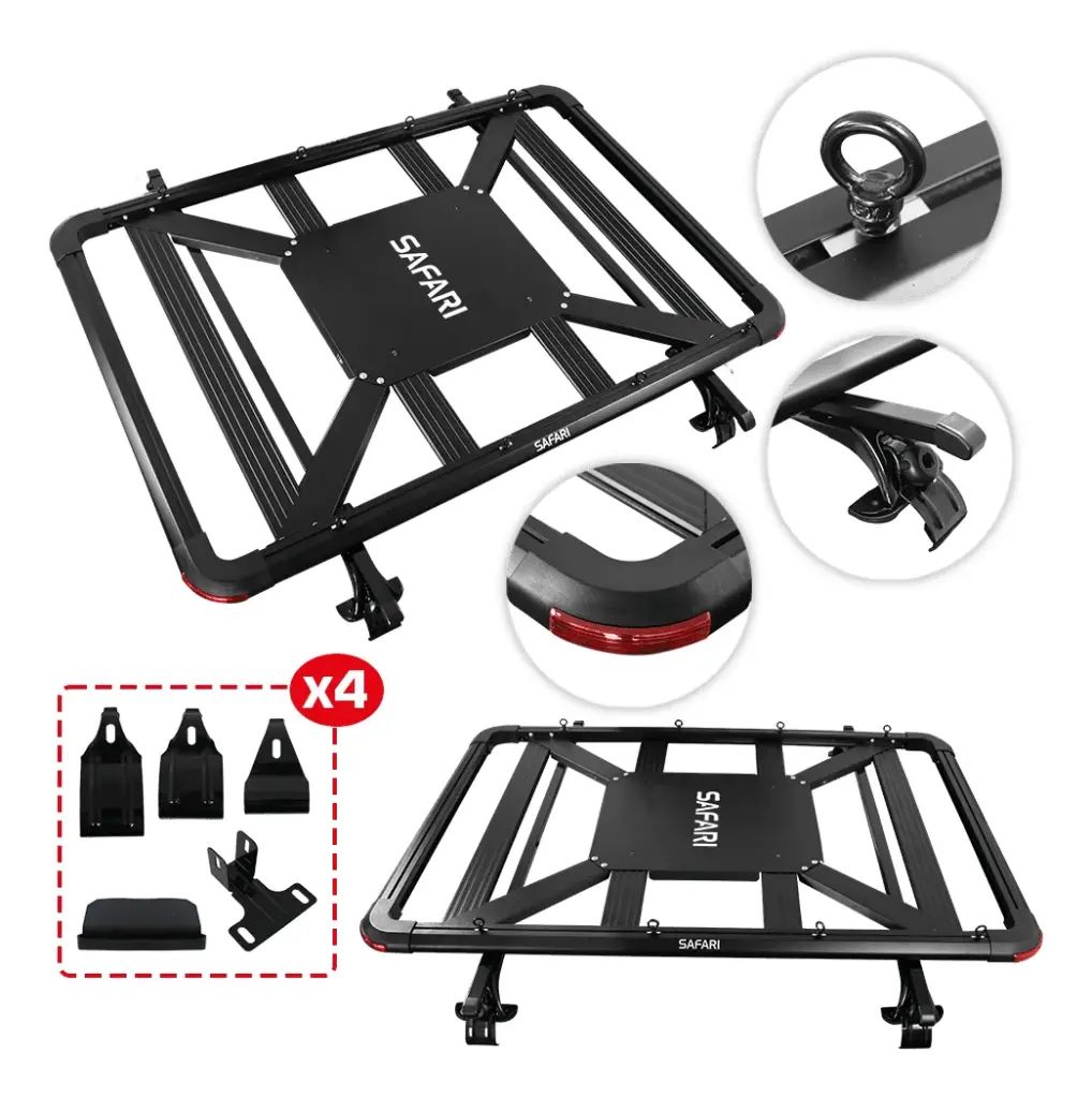 PARRILA UNIVERSAL DE ALUMINIO 160X100 NEGRO – A26568F-L