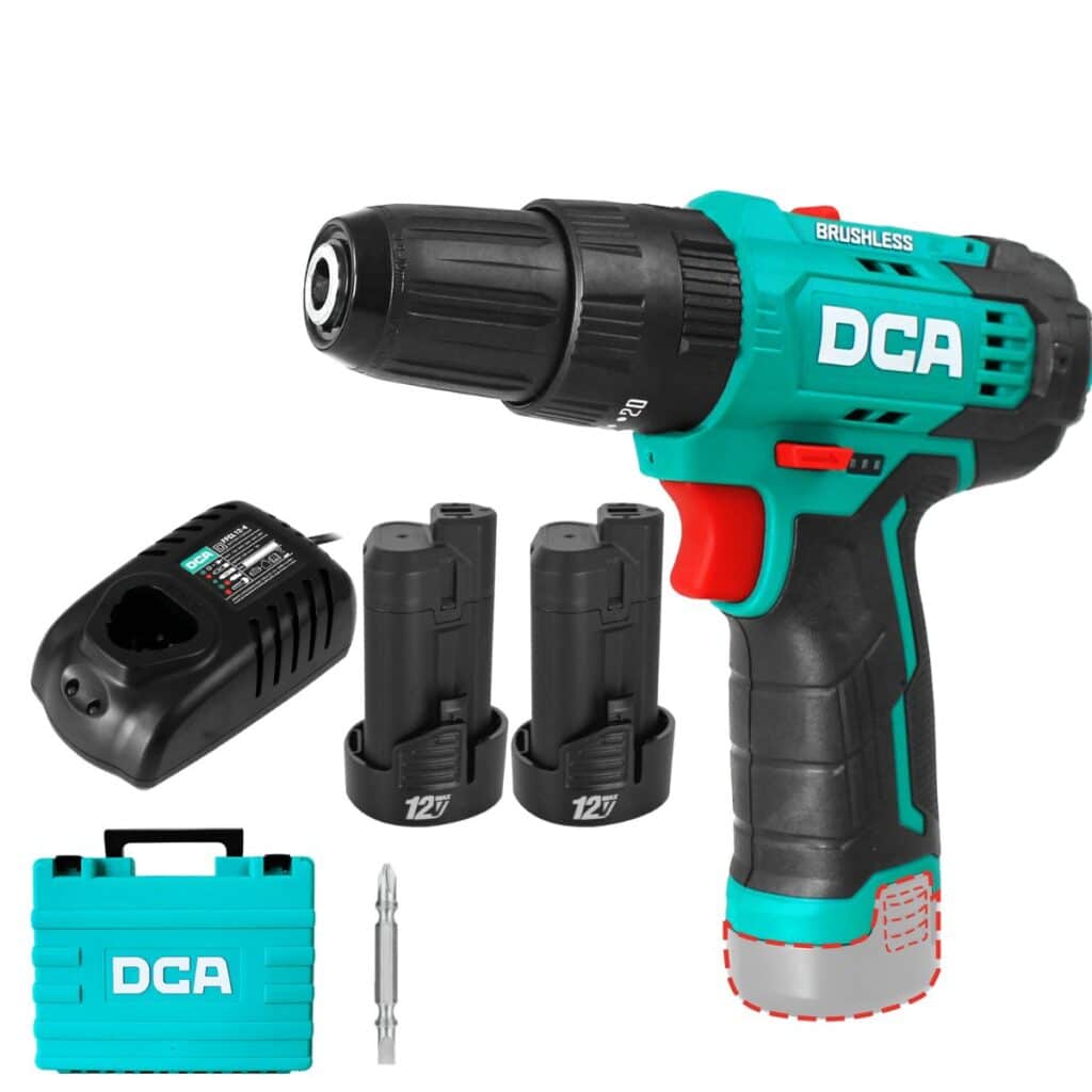 TALADRO PERCUTOR 35N.M 12V BRUSHLESS 10MM 20+2 B:2.0AHX2 – ADJZ23-10IEK