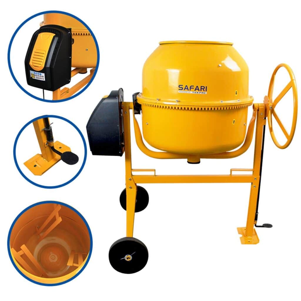 MEZCLADORA DE CONCRETO MAX 290L TRABAJO: 260L 1200W – MX260-3P