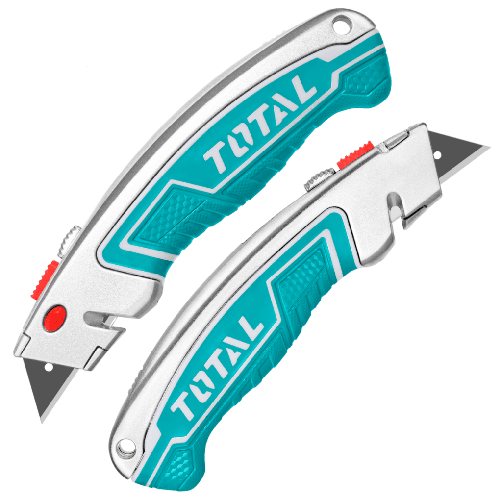 CUCHILLA UTILITARIA HOJA 61X19MM SK5 ALEACIÓN DE ALUMINIO INC:6 HOJAS  TOTAL- THT5126128