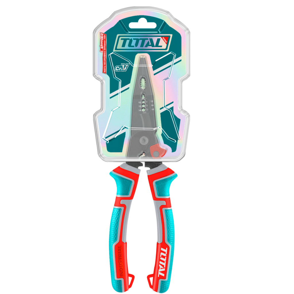 ALICATE DE COMBINACION 8» 200MM (6 EN 1) CR-V+TEFLON INDUSTRIAL  TOTAL- THTMF286