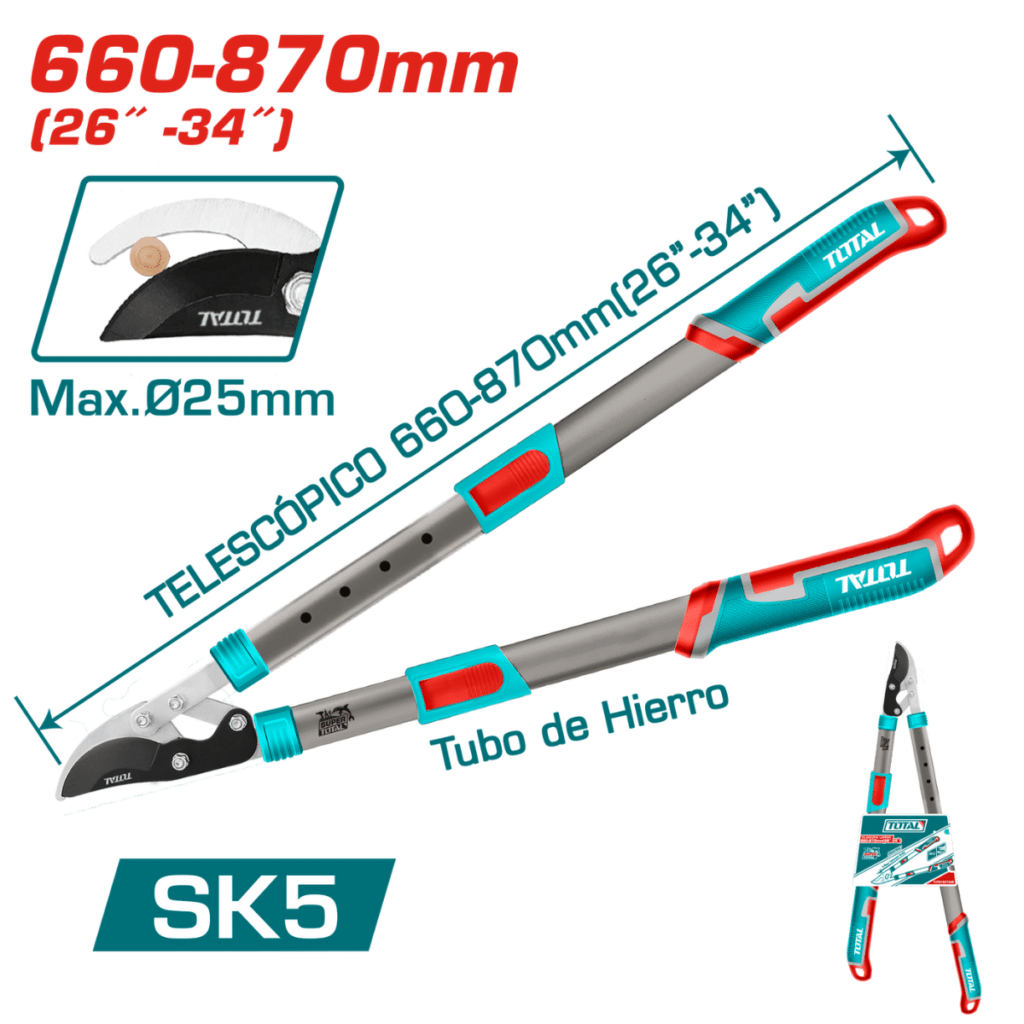 TIJERA TELESCOPICA 660-870MM TOTAL- THTS1527406