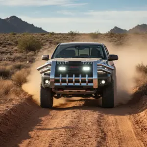 DEFENSA ACERO INOXIDABLE NEGRO CON LUZ PARA TRITON L200 2019 EN ADELANTE - S2-FB01L-S61