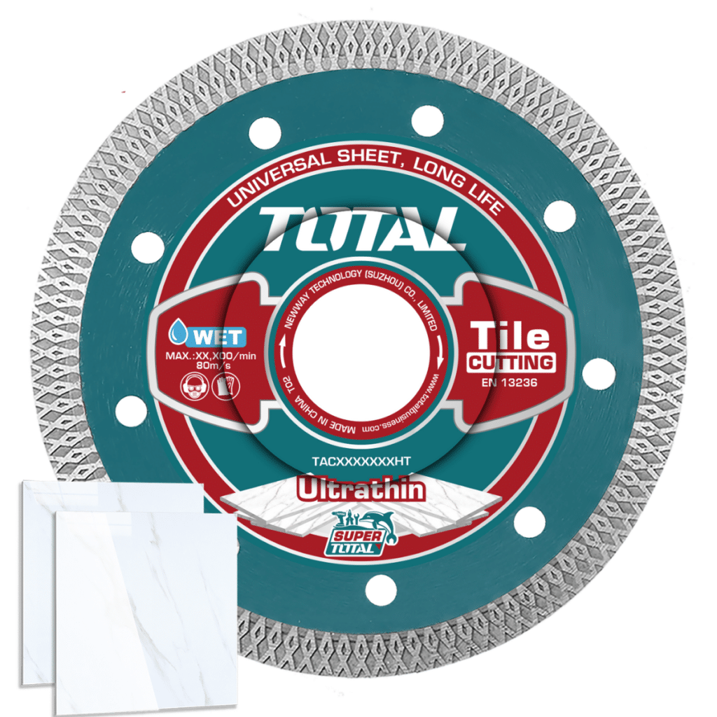 DISCO DIAMANTADO P/PORCELANATO 7″ (180X22.2MM) GROSOR: 1.8MM HUM TOTAL- TAC2181801HT