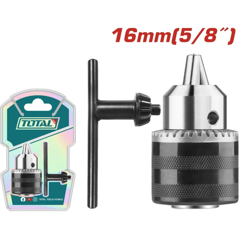 MANDRIL  CHUCK O PORTABROCAS DE IMPACTO TALADRO DE 5/8″ 16MM. CAPACIDAD 3.0-16MM. – TAC451601