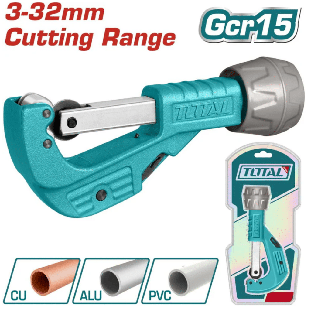 CORTADOR DE TUBO DE COBRE Y ALUMNIO. CORTA HASTA 32 MM  TOTAL- THT53321