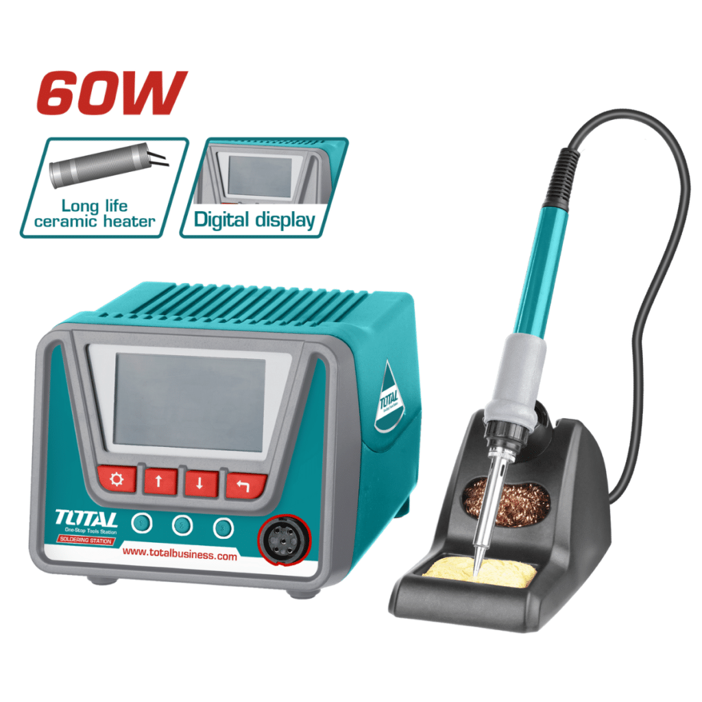 ESTACION DE SOLDADURA CAUTIN 60W PREC 1 MIN DISPLAY DIGITAL TOTAL- TET160923