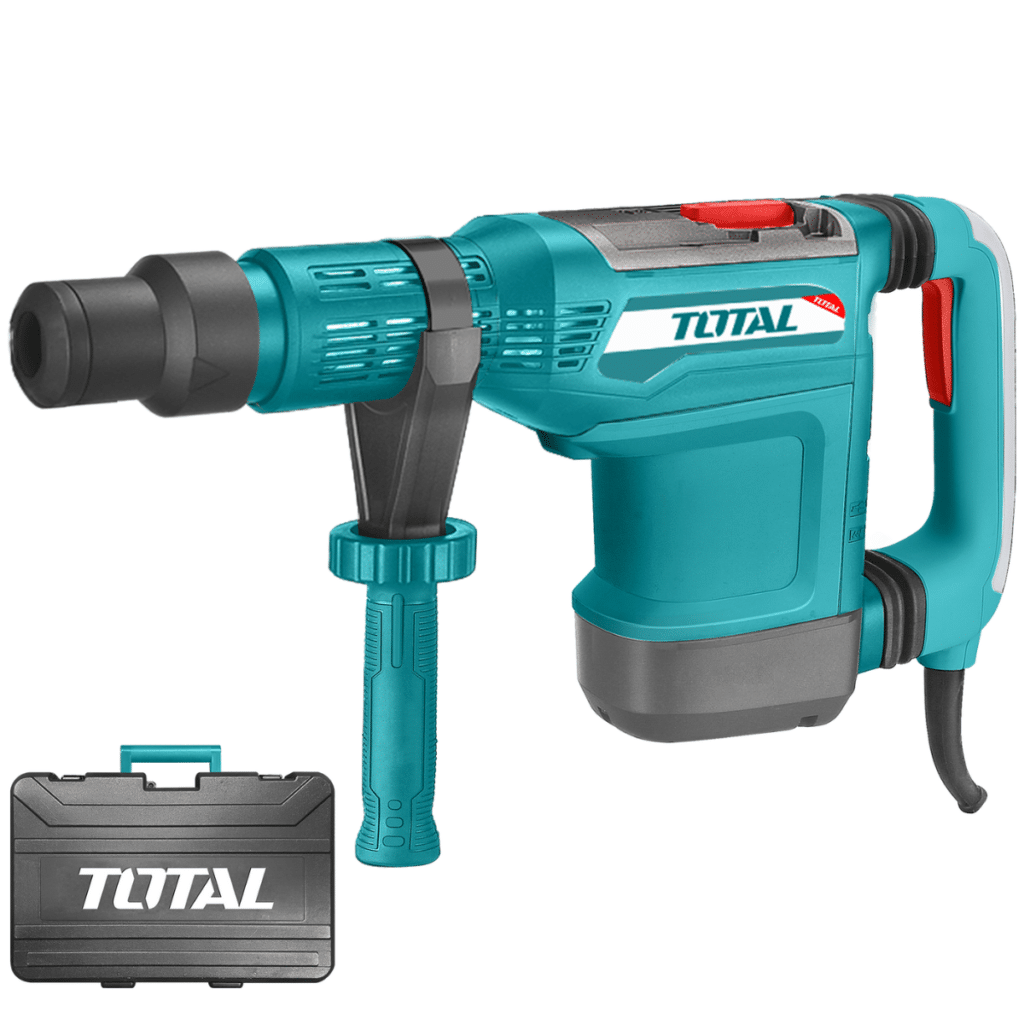 ROTOMARTILLO SDS-MAX 1500W  2-15J 52MM 12KG 150-305RPM MALETIN TOTAL – TH115526