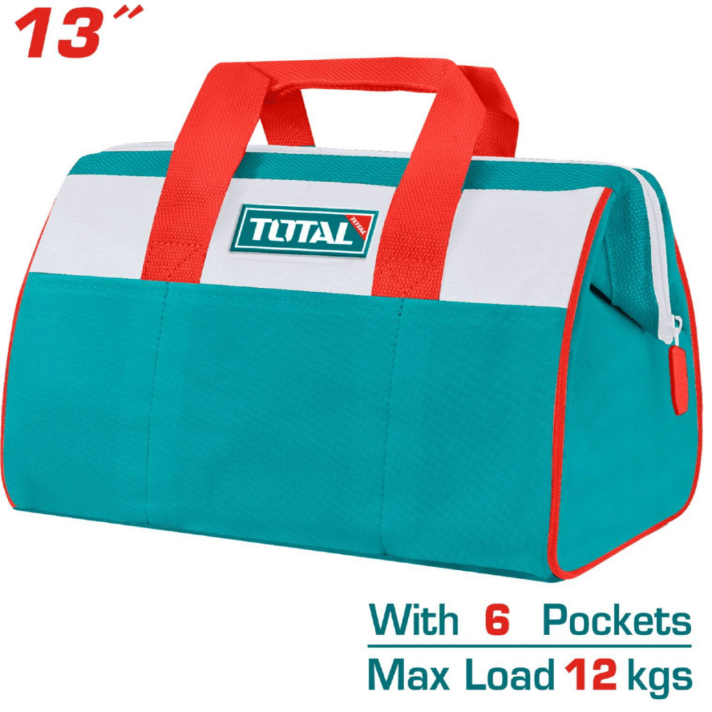 MALETIN DE HERRRAMIETNAS 13PULG 6 BOLSILLOS MAX 12KG TOTAL- THT261325