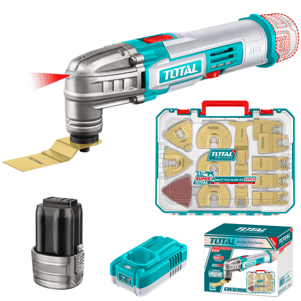 COMBO2 EN 1 HERRAMIENTA MULTIPLE + SET ACCESORIOS 2X2.0AH EDIC.LIMITADA  – TOSLI241299