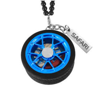COLGANTE ADORNO LLANTA AZUL - U40001-BL