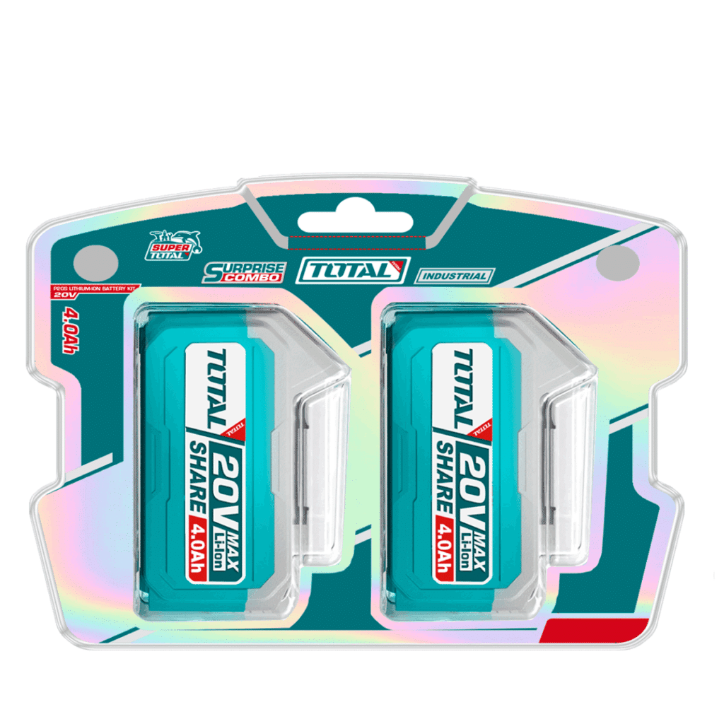 BATERIA PACK 2X4.0AH INDUSTRIAL EDIC.LIMITADA TOTAL- TOSLI240312