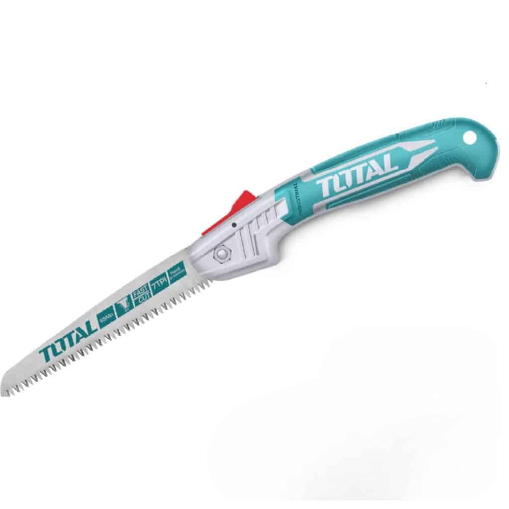 SERRUCHO PLEGABLE 7″ 65MN. 7TPI. CORTE RÁPIDO Y PRECISO. TRIPLE DIENTES  TOTAL- THFSW18026