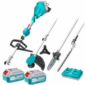 SET CORTASETOS + GUADAÑA + EXTENSIONES 40V (20+20) BRUSHLESS 4 FUNCIONES EN 1 INDUSTRIAL - TSTLI2040386