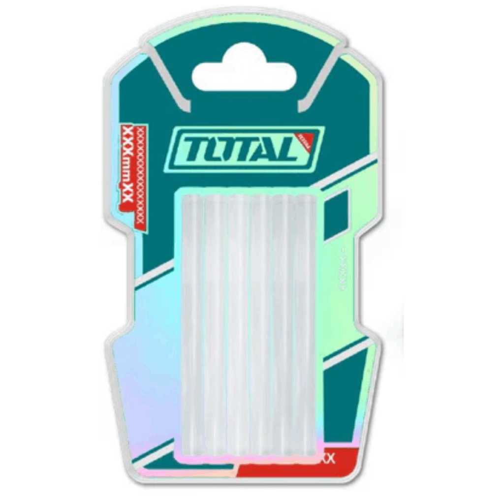 BARRAS DE SILICONA  7MM X 10CM. 12 PIEZAS  TOTAL- TACGT1071