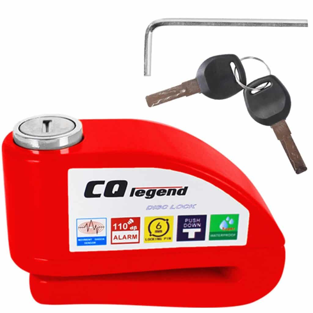 ALARMA PARA MOTOCICLETA ROJO – E16070-RD