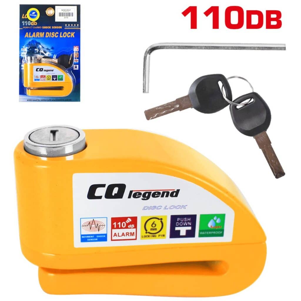 ALARMA PARA MOTOCICLETA AMARILLO – E16070-YL