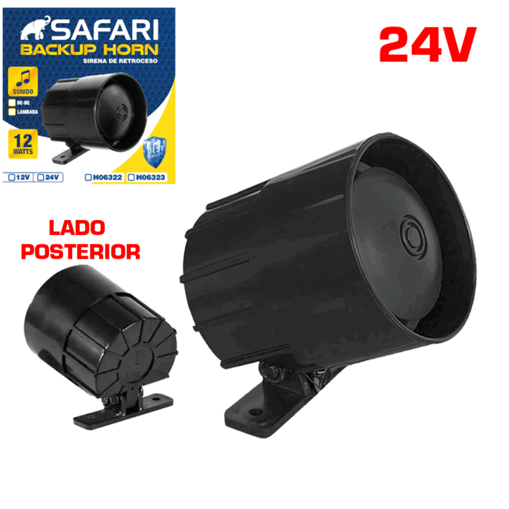 SIRENA DE RETROCESO 24V 12W BE-BE – H06322-24V
