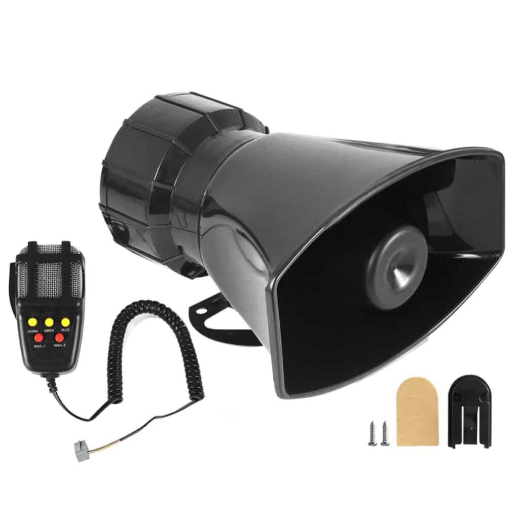 SIRENA ELECTRICA 12V 60W 05 TONOS – H06321