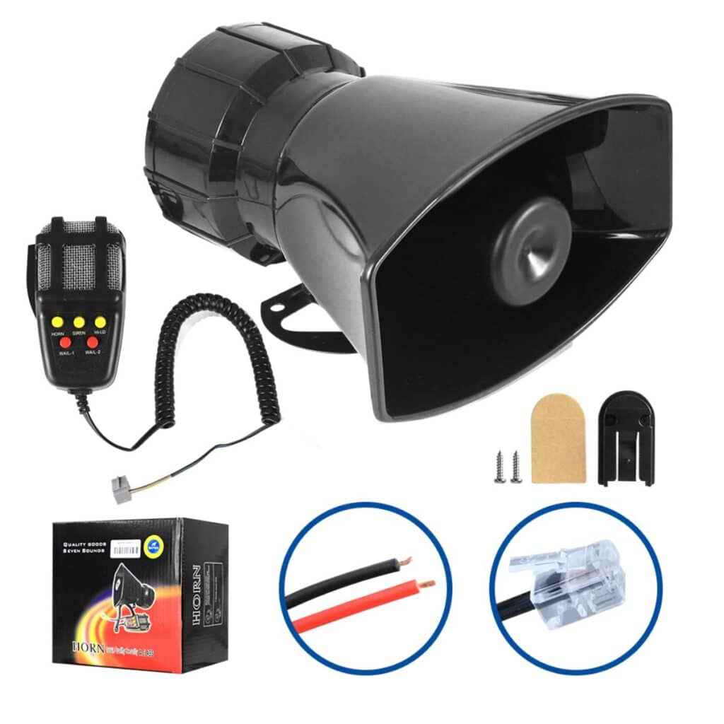 SIRENA ELECTRICA 12V 60W 05 TONOS – H06321