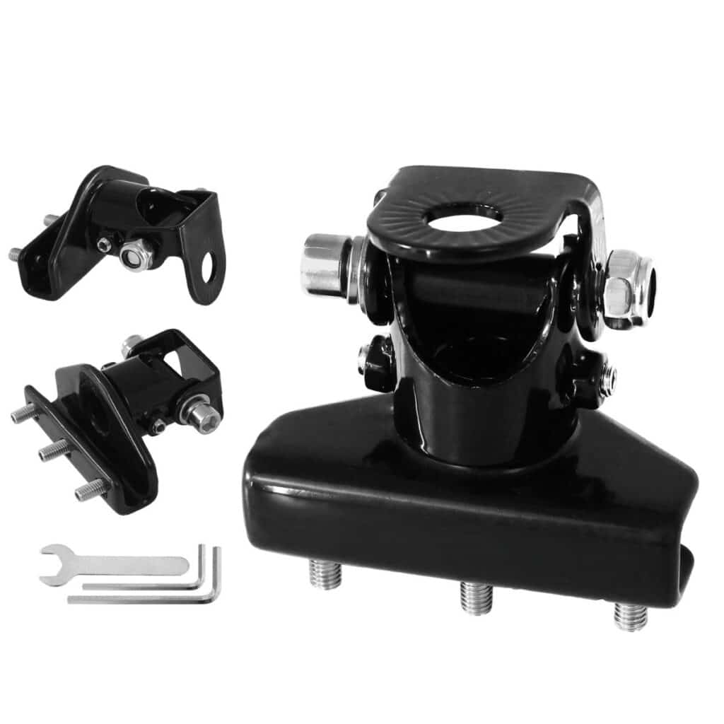 SET X2 SOPORTES ACERO INOX PARA LUZ LED NEGRO – A26505BK