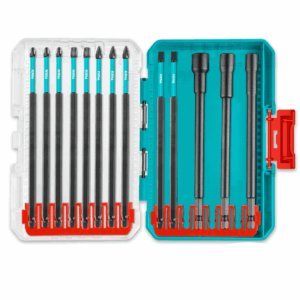SET DE PUNTAS PARA DESTORNILLADOR DE IMPACTO 13PCS INDUSTRIAL TOTAL - TACSDL01306