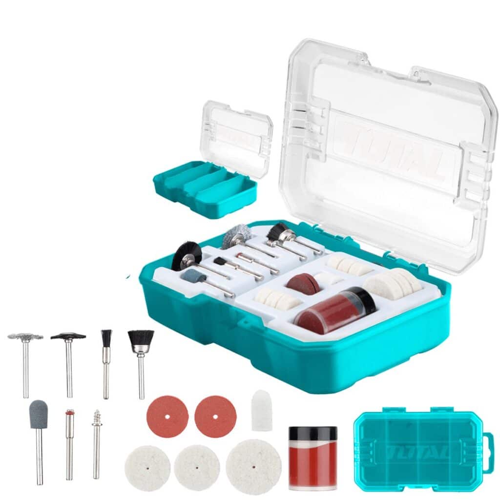 ACCESORIOS PARA MINI-RECTIFICADORA  O BREMEL 20PZS INC. ESTUCHE – TAKMG6020