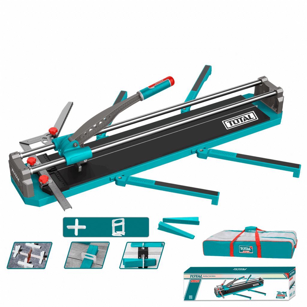 CORTA MAYOLICA  47″ 120CM 1200MM + ACCESORIOS MALETIN 541PCS HOJA: 22X6X2MM TOTAL- THTC12008