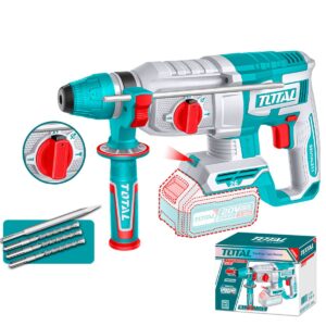 ROTOMARTILLO SDS+ 26MM 20V 2.5J 0-5000BPM BRUSHLESS 4 FUNCIONES INDUSTRIAL TOTAL - TRHLI20268