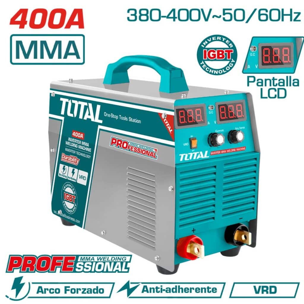 MAQUINA DE SOLDAR INVERTER  MMA 380-400A TOTAL- TW24003
