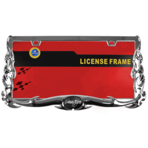 PORTA PLACA ABS FUEGO - U74002