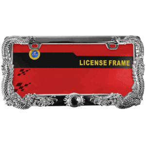 PORTA PLACA ABS DRAGON - U74003