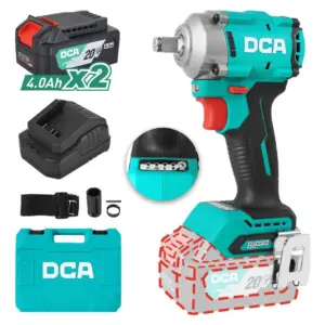 LLAVE DE IMPACTO 300/358NM 1/2" BRUSHLESS 20V DCA- ADPB358EM