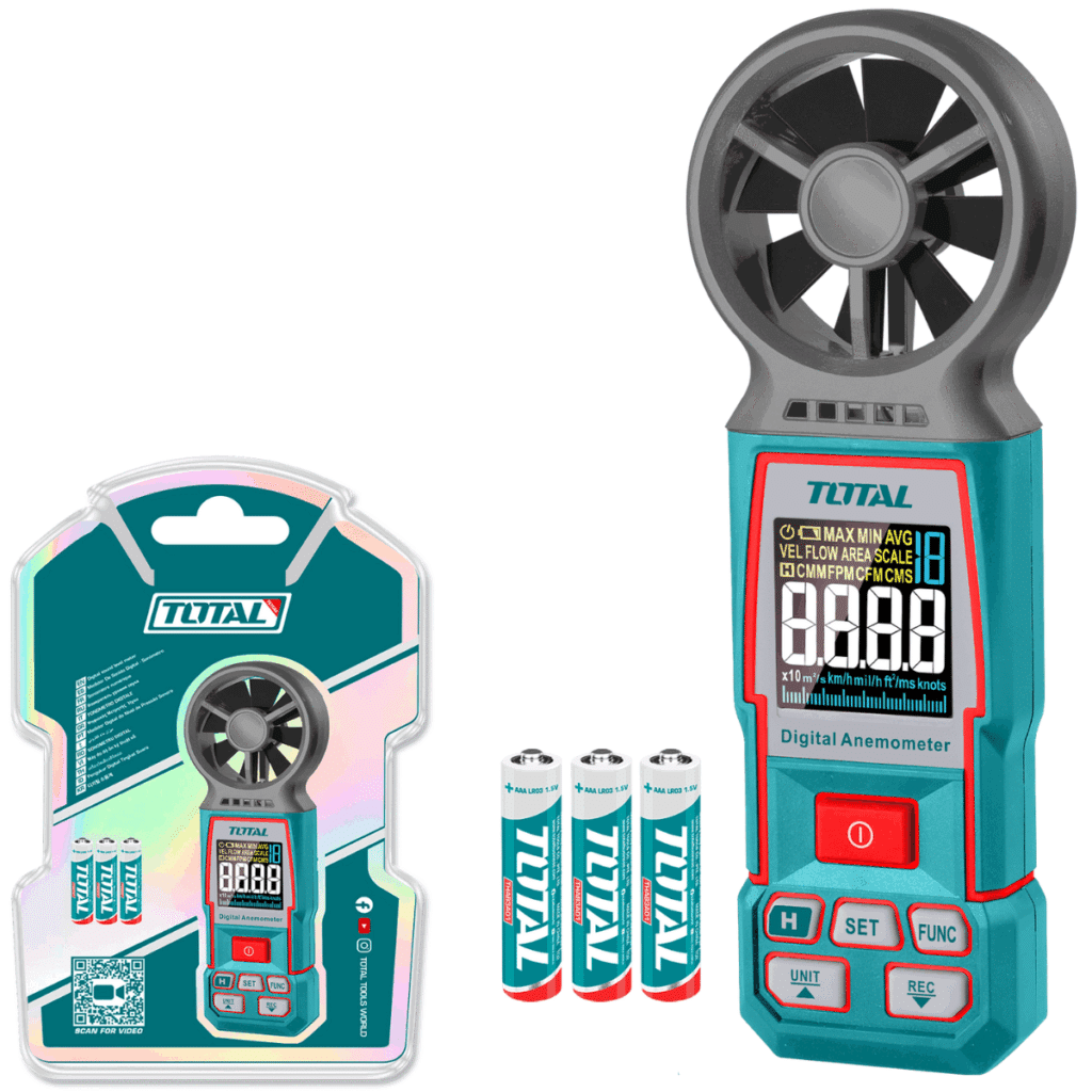 ANEMOMETRO DIGITAL 0.80-40M/S RES:0.01 BAT:3XAAA – TETAN031