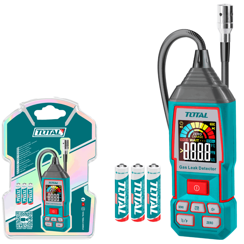 DETECTOR DE FUGAS DE GAS DIGITAL 0-9999PPM ACC:<5% (METANO) TIEMPO: <2S - TETGA031