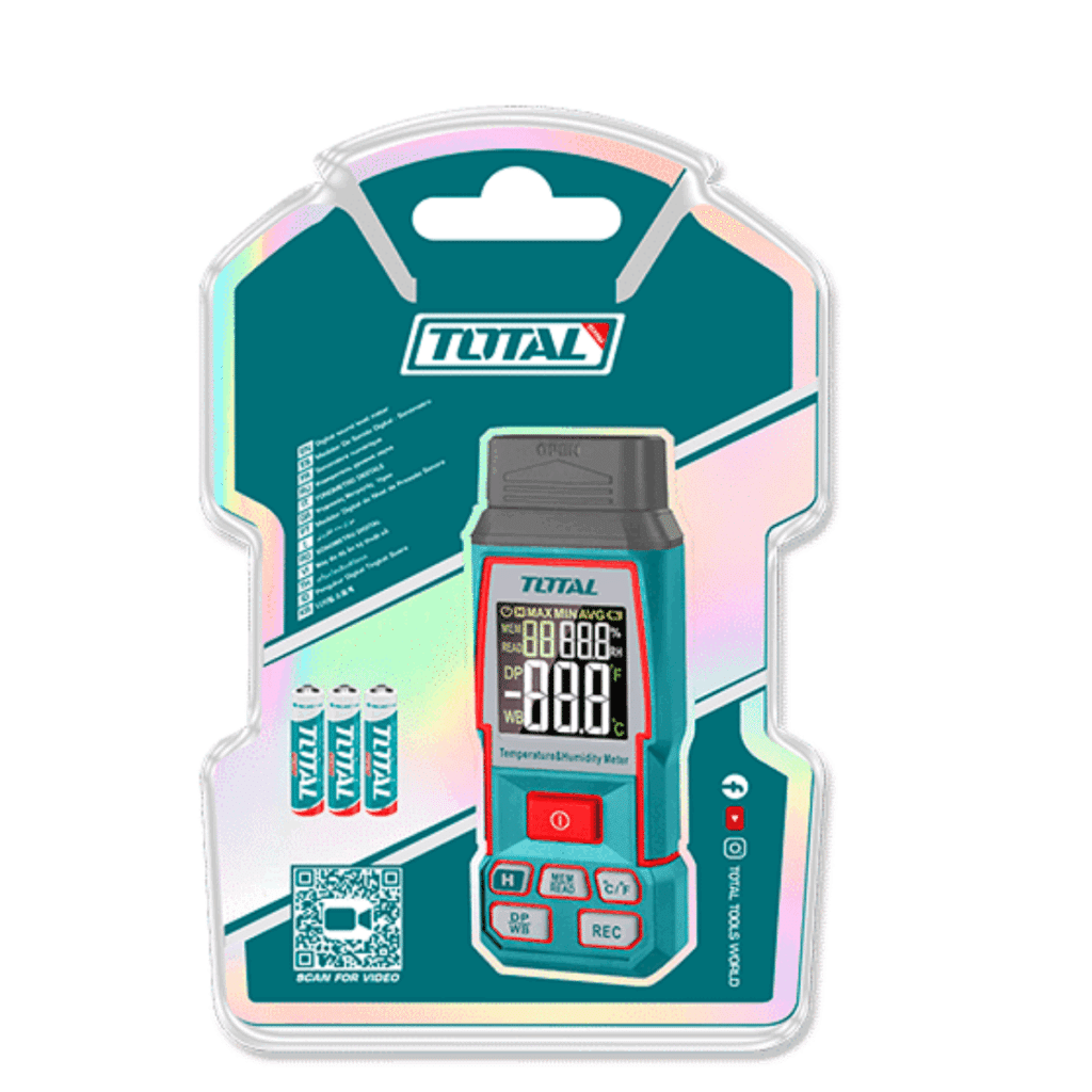 MEDIDOR DE HUMEDAD PARA MADERA 2.0 – 70% ACC:2% AMB:20-90%RH INDUSTRIAL – TETWM031