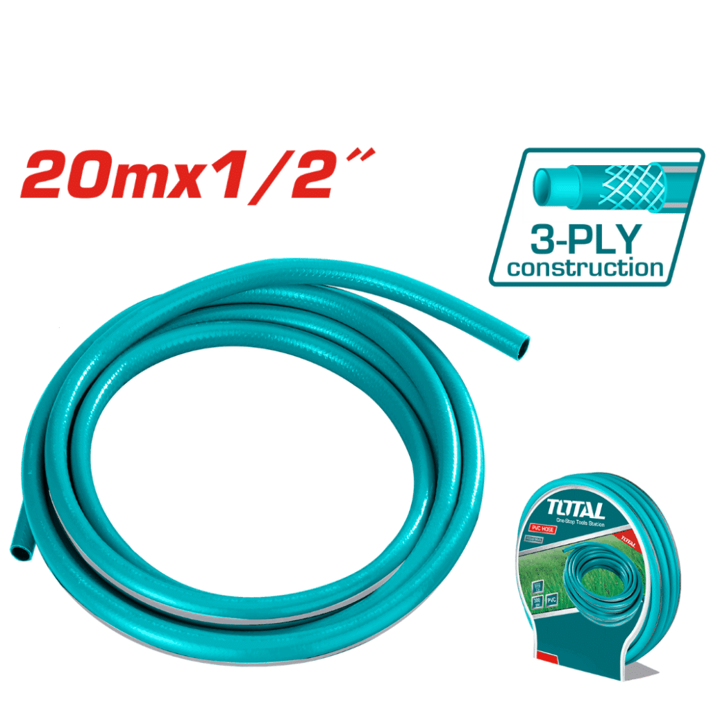 MANGUERA PVC 20M X 1/2» 300PSI 880N INDUSTRIAL – THPH2001