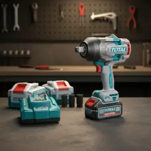 LLAVE  DE IMPACTO  1750NM 3/4" BRUSHLESS 20V 2200BPM 2X8.0AH MALETIN INDUSTRIAL TOTAL - TIWLI20175