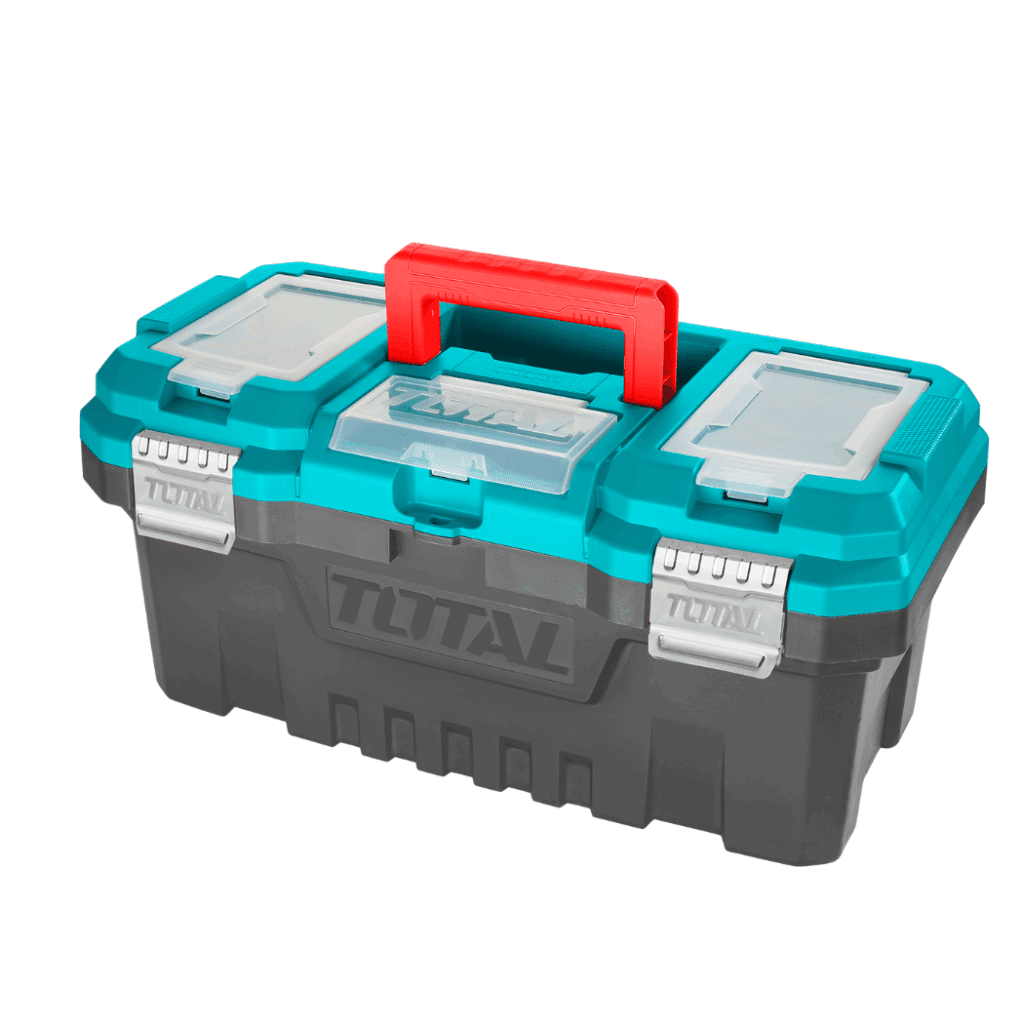 CAJA HERRAMIENTAS 17″ NEW PP 436X220X205MM 15KG HEBILLA METALICA – TPBX0172