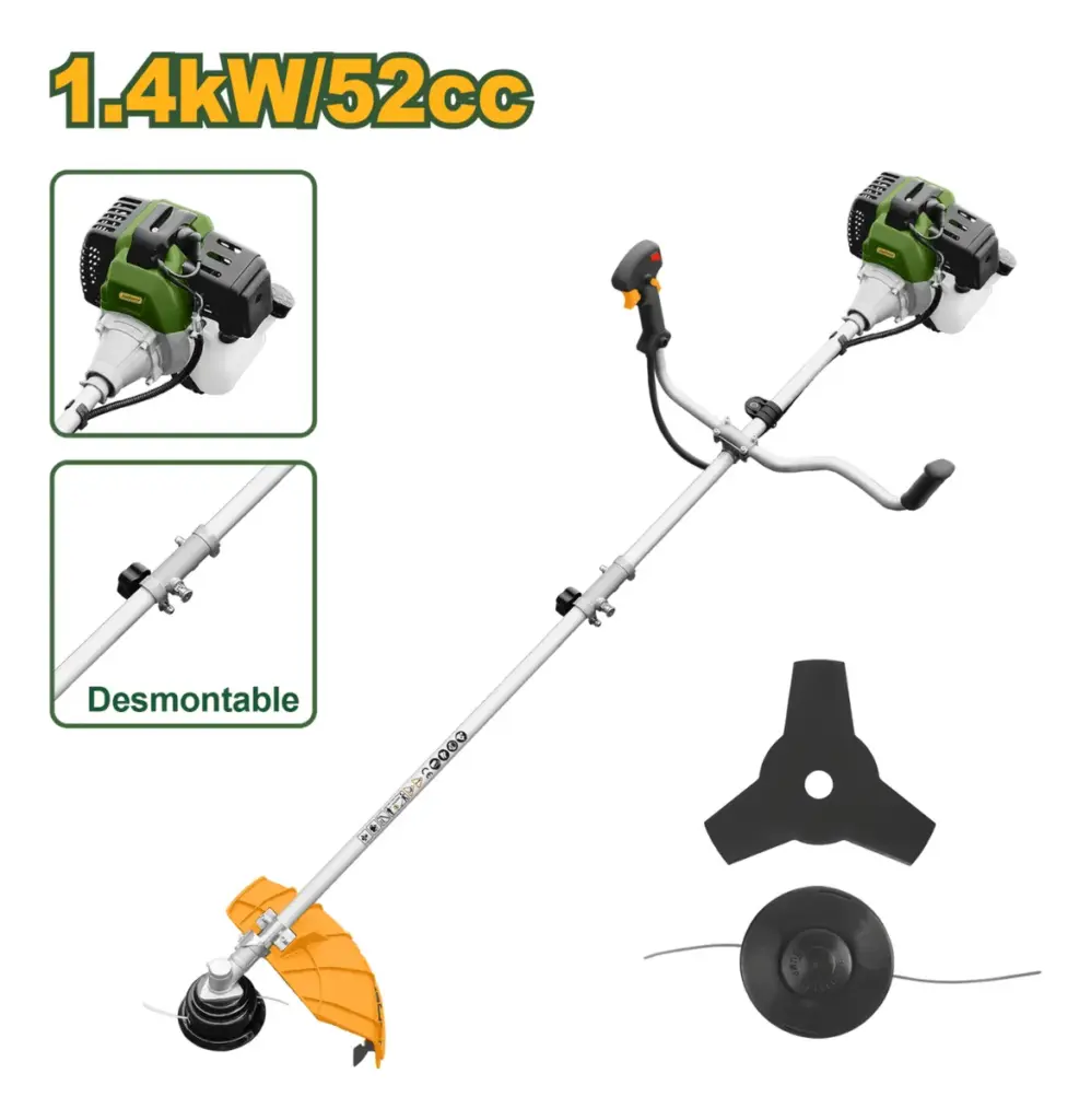 GUADAÑA 52CC 1.4KW 2HP 8000RPM CORTE 120MMM – JDGM2552