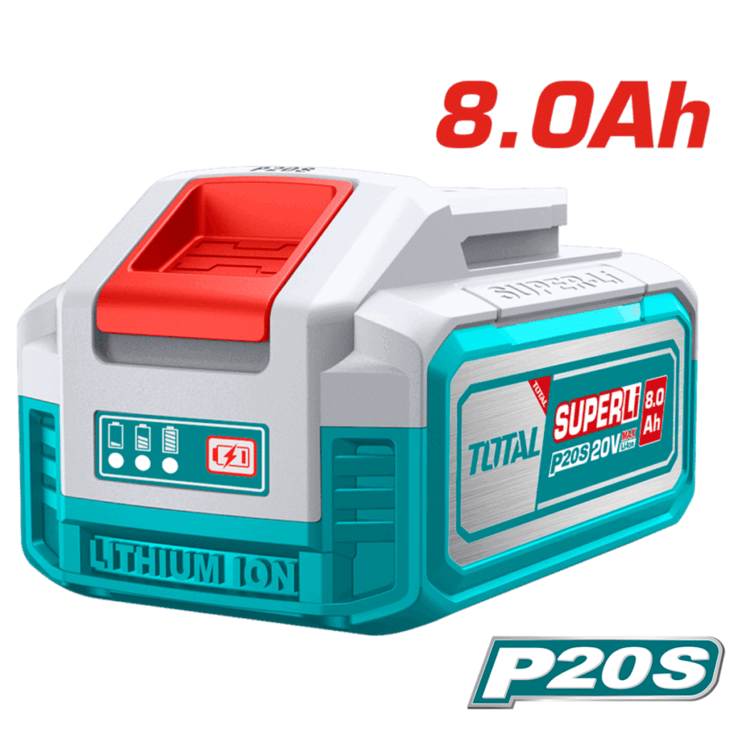 BATERIA LI-ION 20V 8.0AH CON INDICADOR LED INDUSTRIAL – TFBLI2108