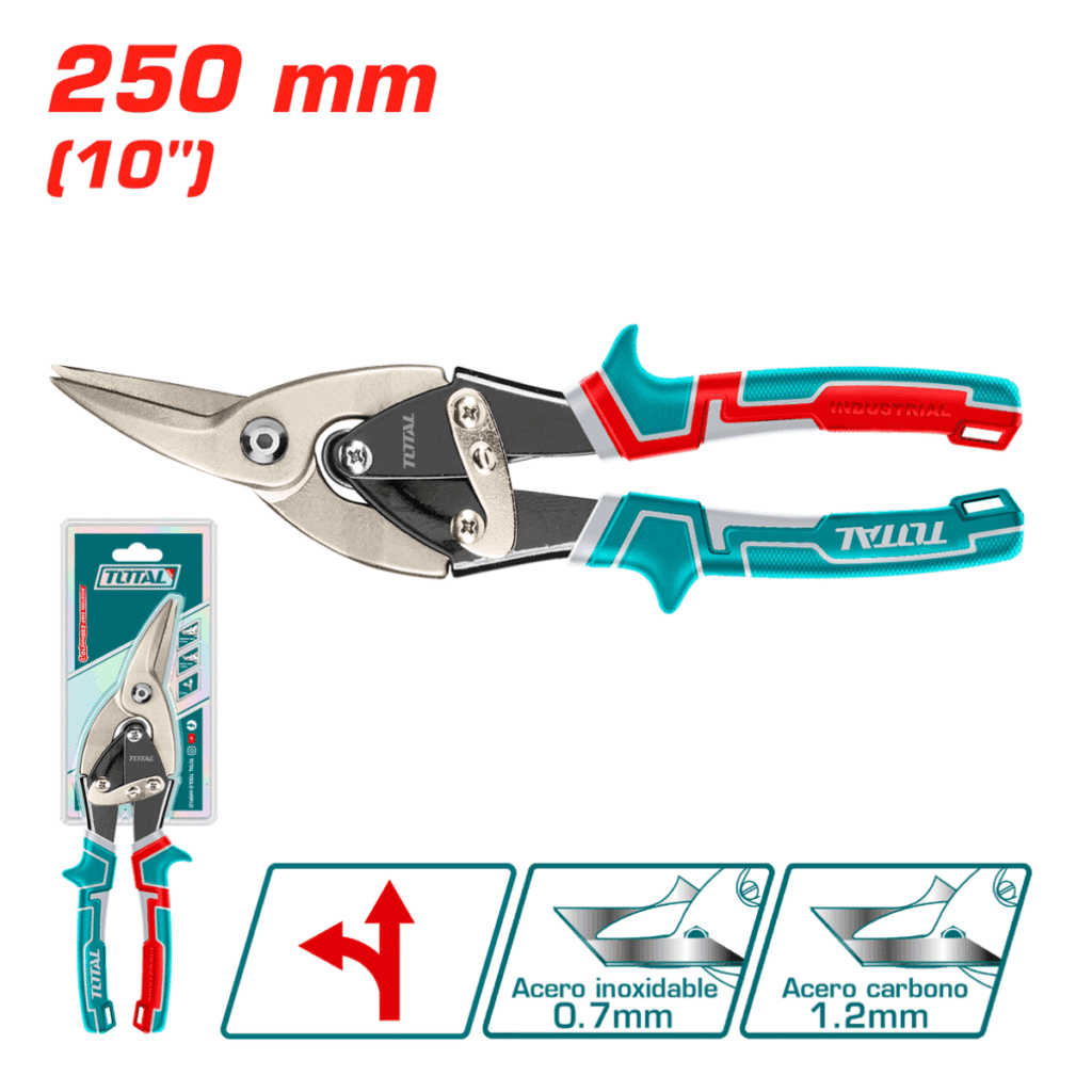 TIJERA DE AVIACIÓN 10» 250MM CORTE A LA IZQUIERDA INDUSTRIAL – THT521106