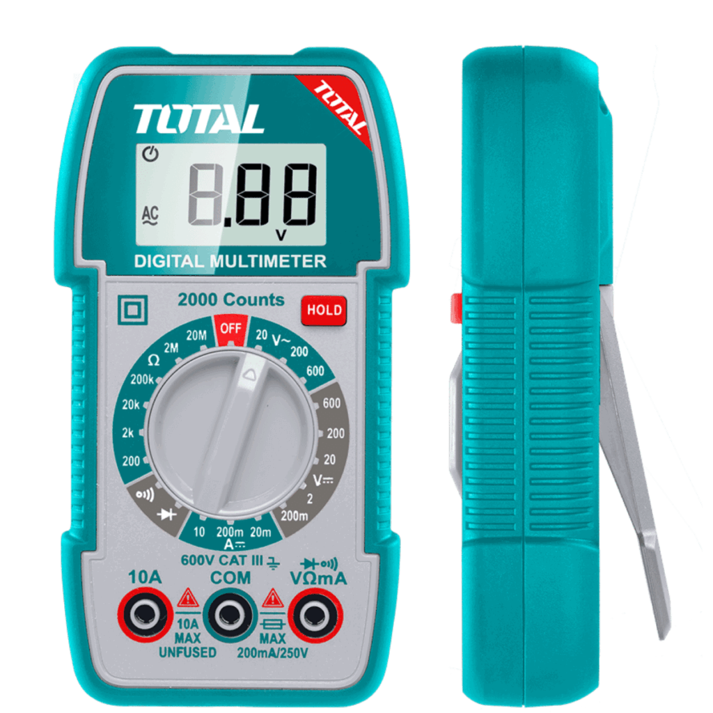 MULTIMETRO DIGITAL 600V 2000 CONTEOS RANGO MANUAL INDUSTRIAL – TMT5360011