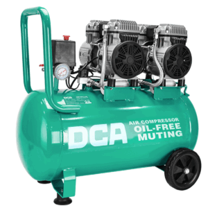 COMPRESORA OIL-FREE 1300W 2850/MIN 8BAR 156L/MIN 50L - AQE1300×2/50L