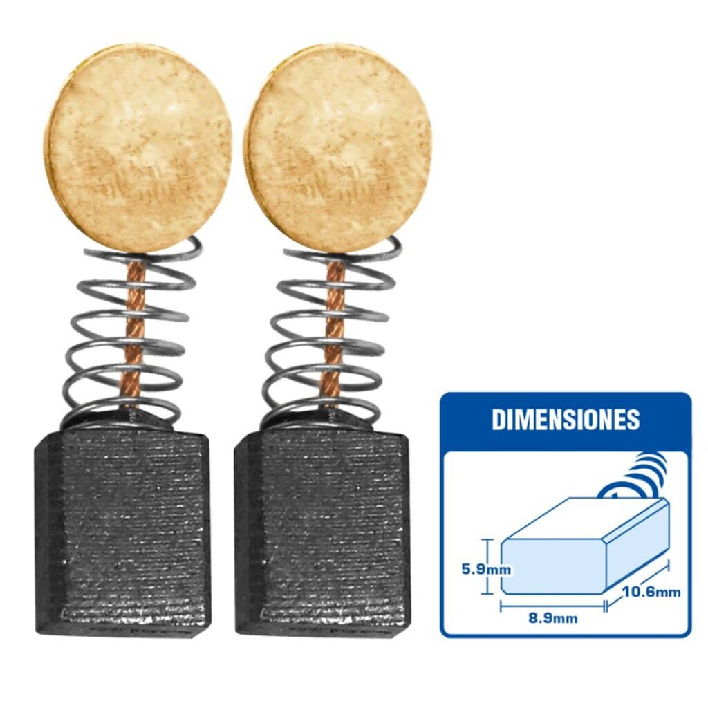 CEPILLO DE CARBON 10.6×8.9×5.9MM X 2 PIEZAS – 268203-CB