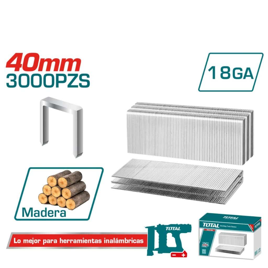 GRAPAS 40MM C:5.7MM  GA18 1.25X1.0MM 3000PZS/CAJA P/TAT81501 – TAC918403