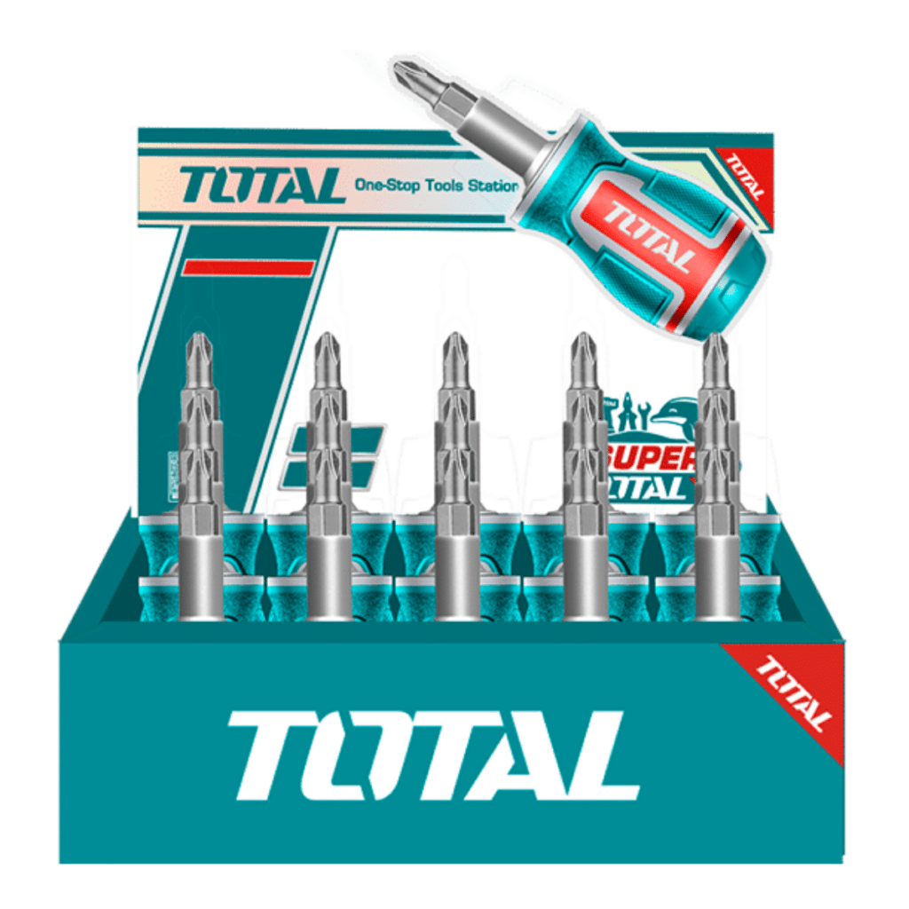 SET DESTORNILLADOR 8 EN 1 PUNTAS INTERCAMBIABLES CR.V MAGNETICO – TACSDS0706